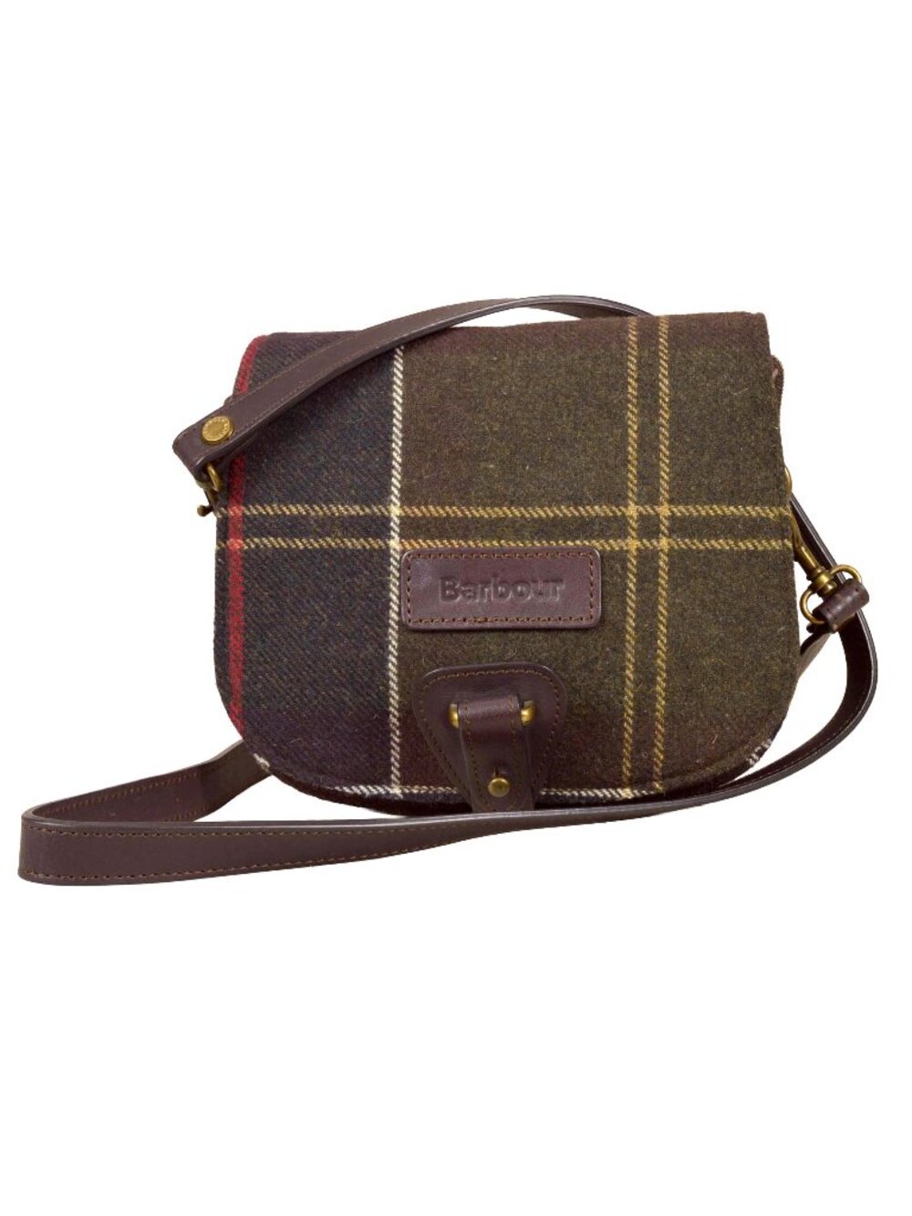 Barbour Katrine Tartan Saddle Bag Crossbody